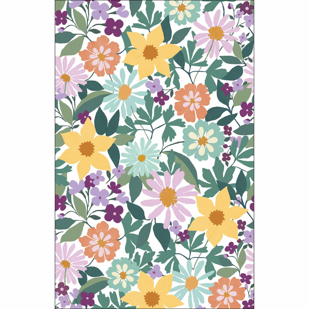 Wandbild Blumenmeer Gartenblumen groß und klein farbenfroh PMW104655004