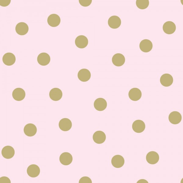 Wallpaper rose gold dots