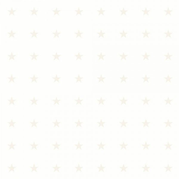 Wallpaper little stars cream-white