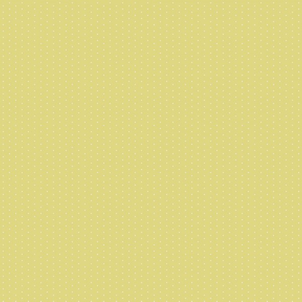 Non-woven wallpaper yellow white dots Rose & Nino