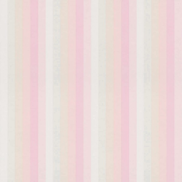 Non-woven wallpaper stripes pink