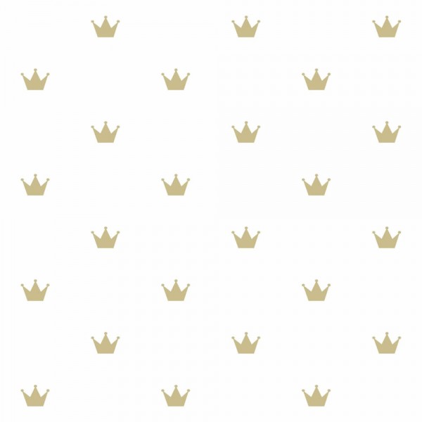 Wallpaper crowns gold