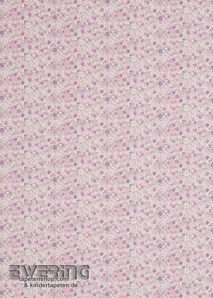 Beige floral pattern decoration fabric