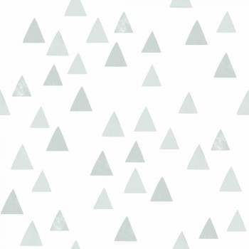 Wallpaper pale-green triangles