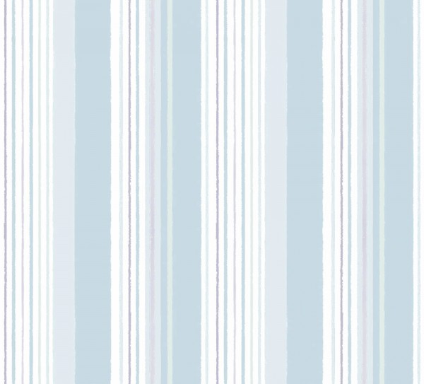 Wallpaper paper blue-white stripes Ohlala 335810