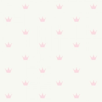 Wallpaper shining pink crowns