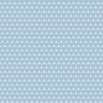 Blaue Tapete Herz Mondobaby Rasch Textil 113041