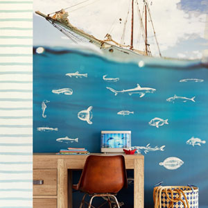 wandbild-meer-tiere-schiff-eijffinger-wallpower-junior