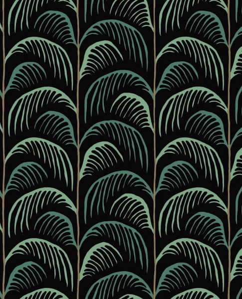 palm wallpaper children black