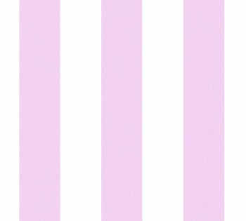 shapes non-woven wallpaper pink and white Little Love AS Creation 381481