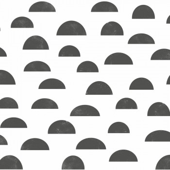 Wallpaper black semicircles