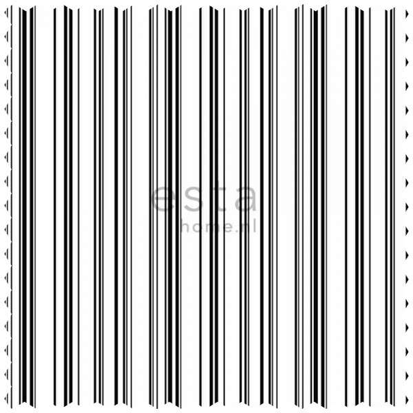 Dekostoff Streifen Schwarz Weiß
