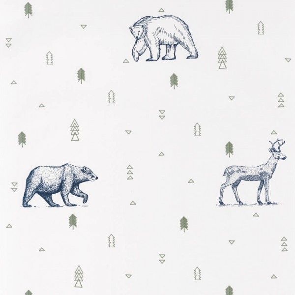 Wallpaper forest white blue green animals Our Planet OUP101987403