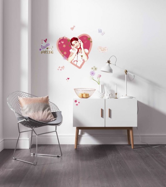 Sticker Wall Sticker Violetta Colourful