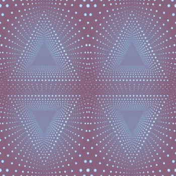 Non-woven wallpaper triangle dots purple blue Smita Good Vibes