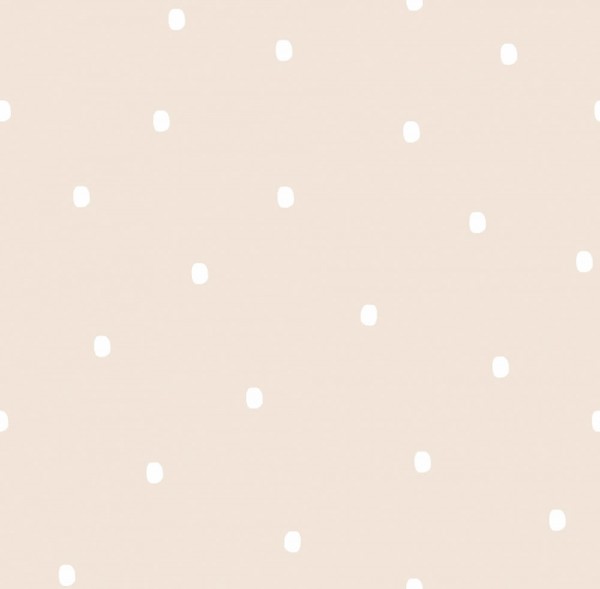 Wallpaper paper cream dots of color white Ohlala 336030