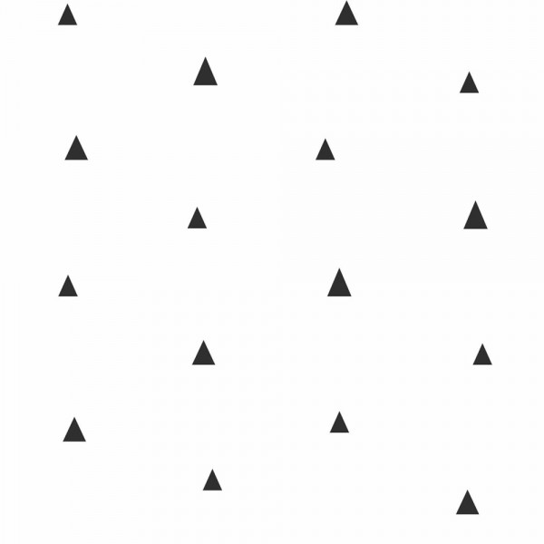 Wallpaper little triangles black white