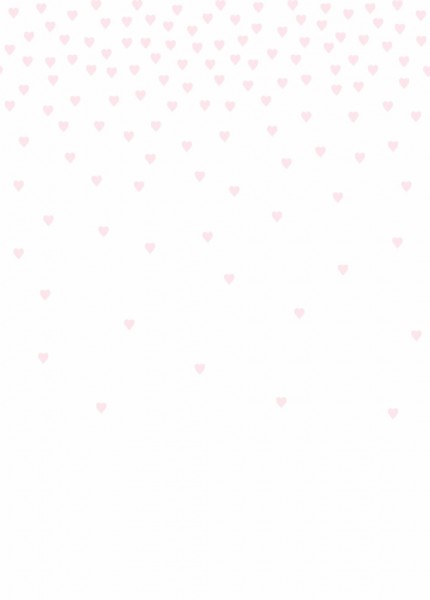 Mural confetti hearts pink