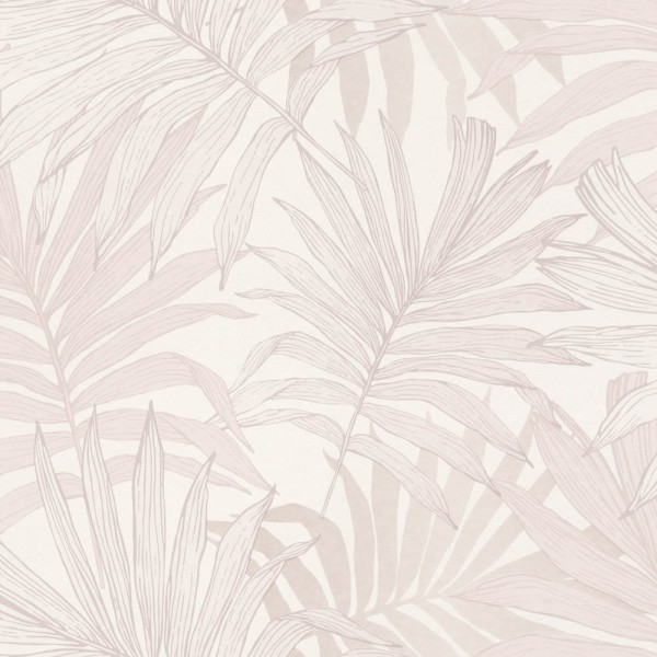 Leaves non-woven wallpaper beige Bambino XIX Rasch 252668