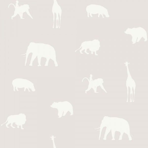 Wallpaper beige animals shining