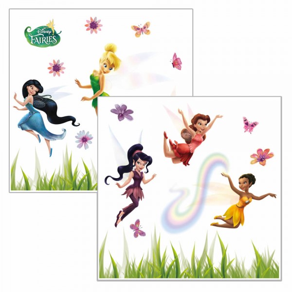 Fenstersticker selbsthaftend Tinkerbell Feen Bunt