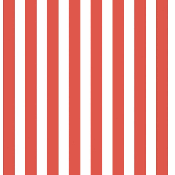 Block stripes non-woven wallpaper red and white Tiny Tots 2 Essener G78404