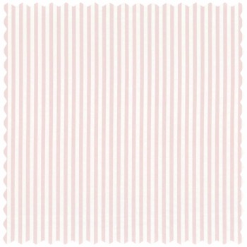 Striped fabric Pink White Rose & Nino 45340209