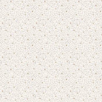 Beige Vliestapete feine Kleeblätter Grönhaga Rasch Textil 028010