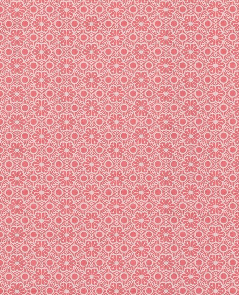 gleam red pattern wallpaper flowers