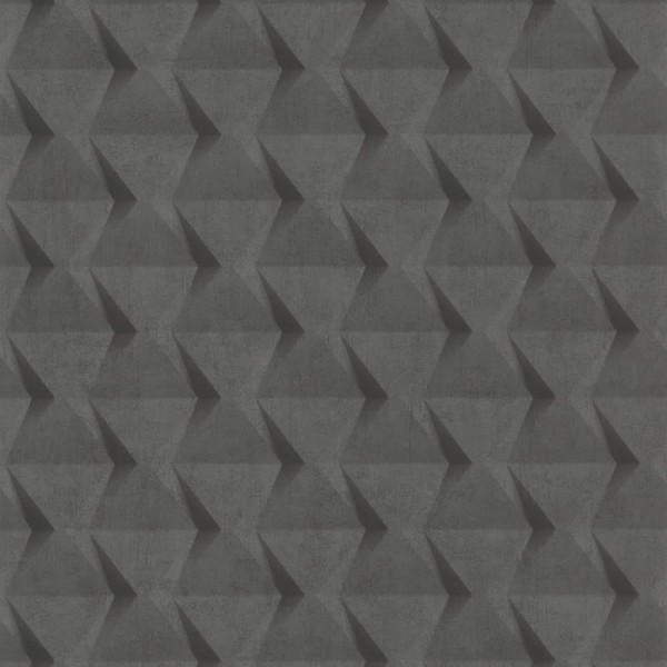 36-TONI69509903 non-woven wallpaper Caselio - 3D-optics concrete dark-grey