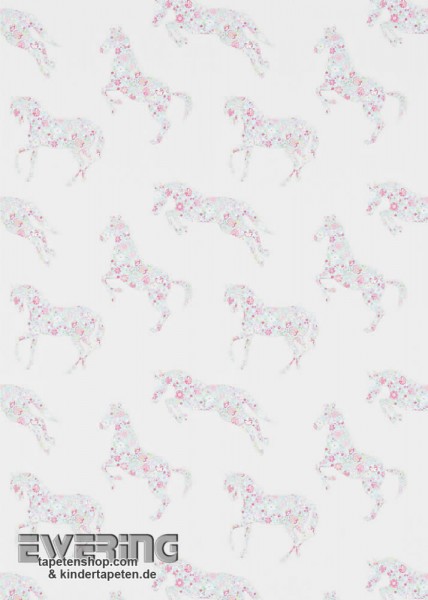 Light Beige Horses wallpaper