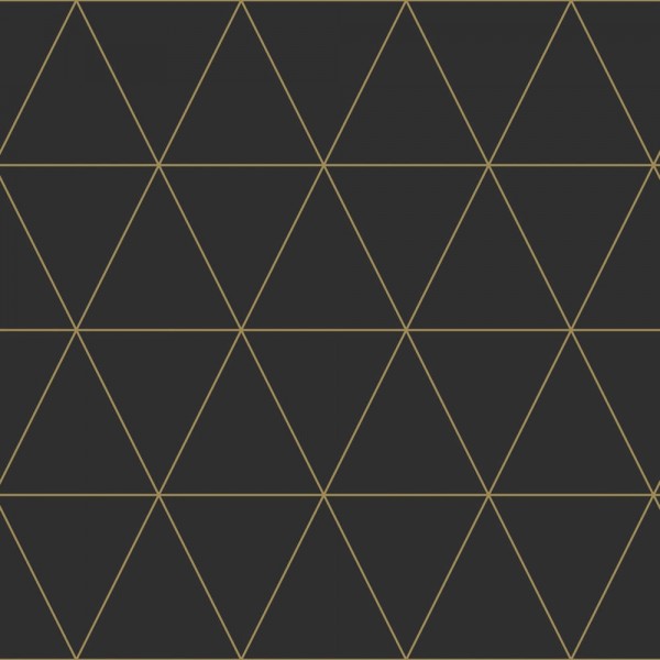 Wallpaper black graphich triangles