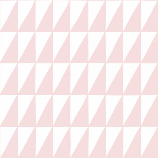 Wallpaper pink white triangles