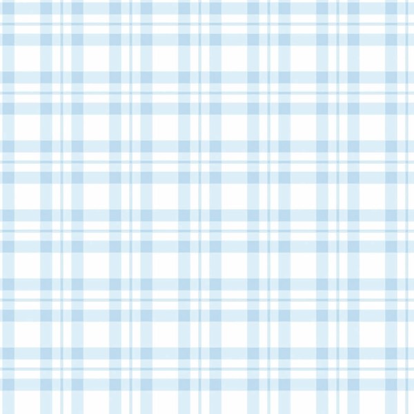 Checkered pattern non-woven wallpaper blue and white Tiny Tots 2 Essener G78395