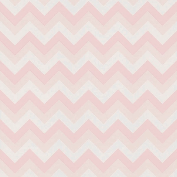 Non-woven wallpaper zigzag pink