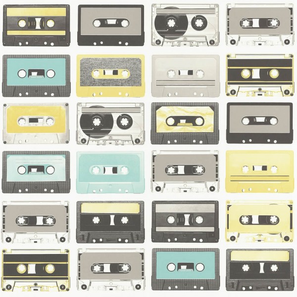 36-TONI69516414 Caselio - Tonic cassettes yellow turquoise non-woven wallpaper