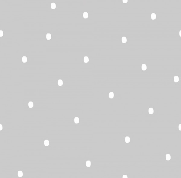 Paper-wallpaper light-gray white dots of color Ohlala 336020