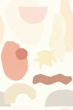 Pattern Graphic Mural Cream