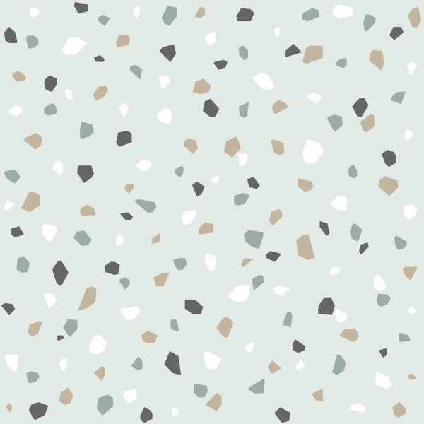 Wallpaper mint terrazzo optics