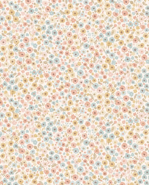 flower meadow blossoms non-woven wallpaper pastel Explore Eijffinger 323060