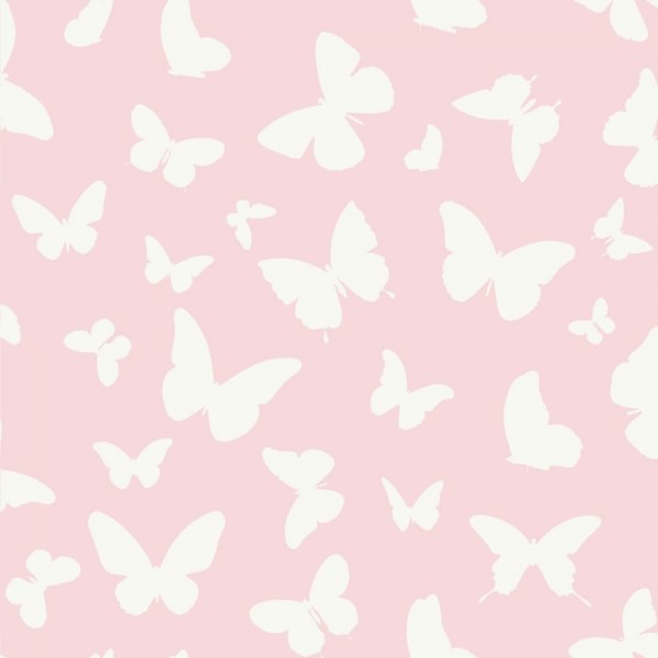 Wallpaper butterflies pink