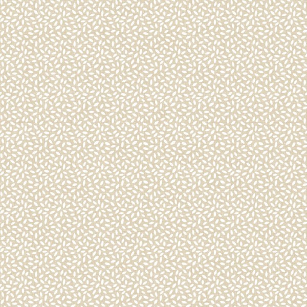 kleine Formen Blätter Tapete beige und weiß Mondobaby Rasch Textil 113026